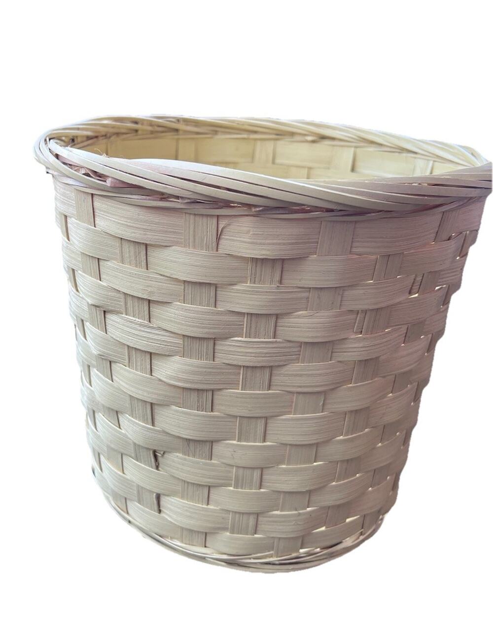 Small 7 Inch Wicker Round Basket Home Decor The John Henry Company